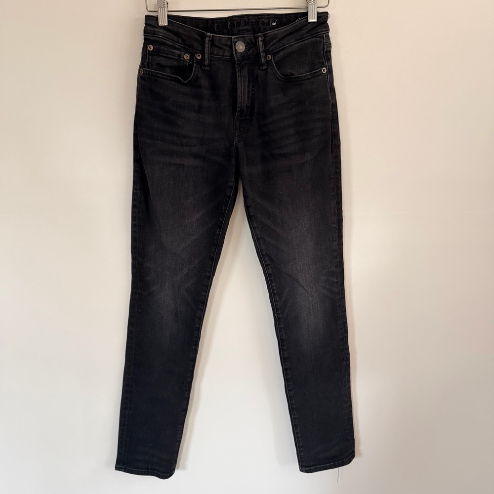 American Eagle Next Level Flex Slim Black Jeans Denim Men's 28x32 - Picture 2 of 11